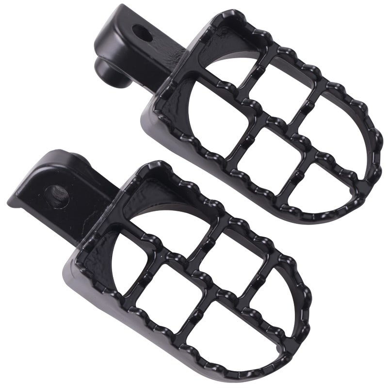 MWMNUN Dirt Bike Foot Pegs  Aluminium Footpegs Pedals Fit for Coleman Baja Taotao PW50 1981-2021 PW80 1983-2006  Pit Dirt Bike Motorcycle Minibike - Image 2